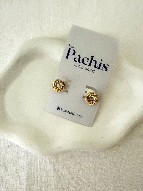 Producto - Aros Nudo Dorados