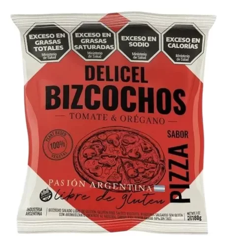 Producto - BIZCOCHOS SABOR PIZZA SIN TAC - DELICEL