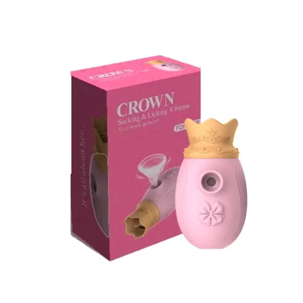 Producto - Succionador / Vibrador Crown succión y lamido TJ 1015 - 0