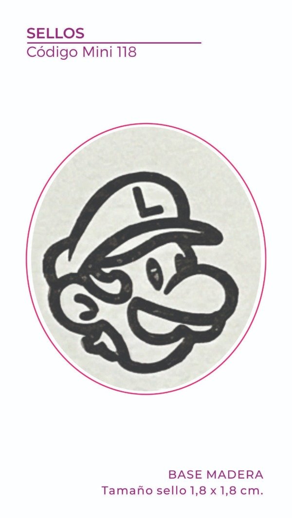 Producto - Mini Sello 118 - Luigi