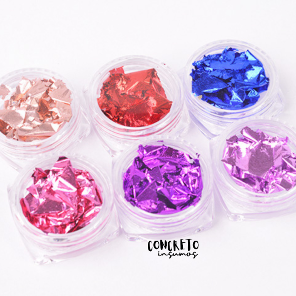 Producto - PACK X 6 PAPEL FOIL METALIZADO COLORES SURTIDOS