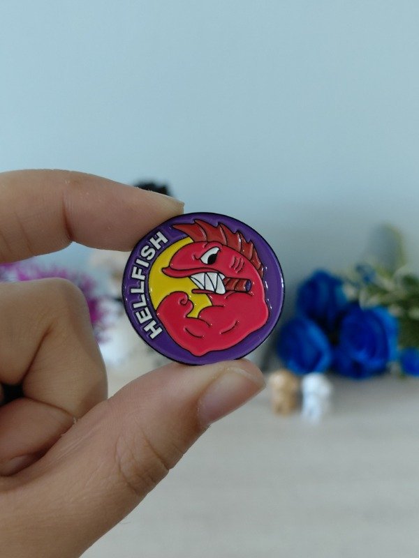 Producto - Pin metalizado - Los Simpson "Hellfish" #0821