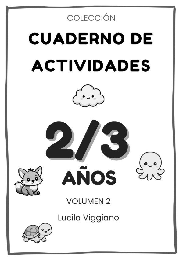 Producto - Cuaderno de Actividades 2/3 años (Vol. 2)