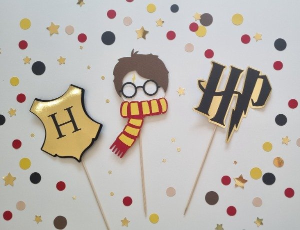 Producto - Toppers Harry Potter 3D (x 3 unidades)