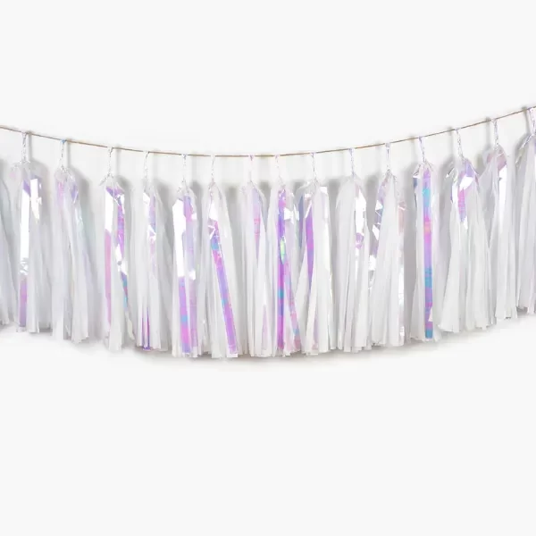 Producto - Guirnalda de Borlas Iridiscentes Party Store