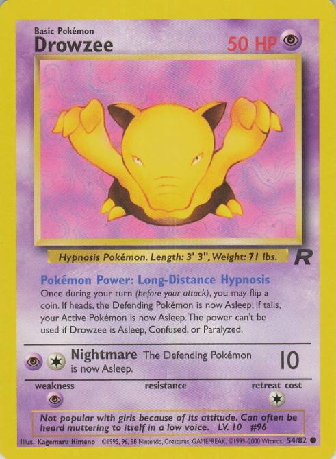 Producto - Drowzee (54/82) [Team Rocket Unlimited]
