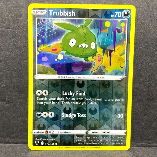 Producto - 2020 POKEMON VIVID VOLTAGE TRUBBISH 110/185 REVERSE HOLO (COMMON)