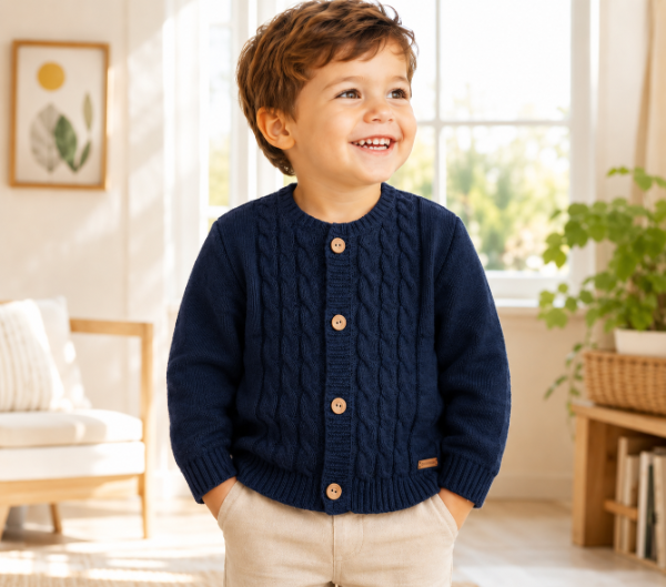 Producto - CAMPERA CON OCHOS AZUL