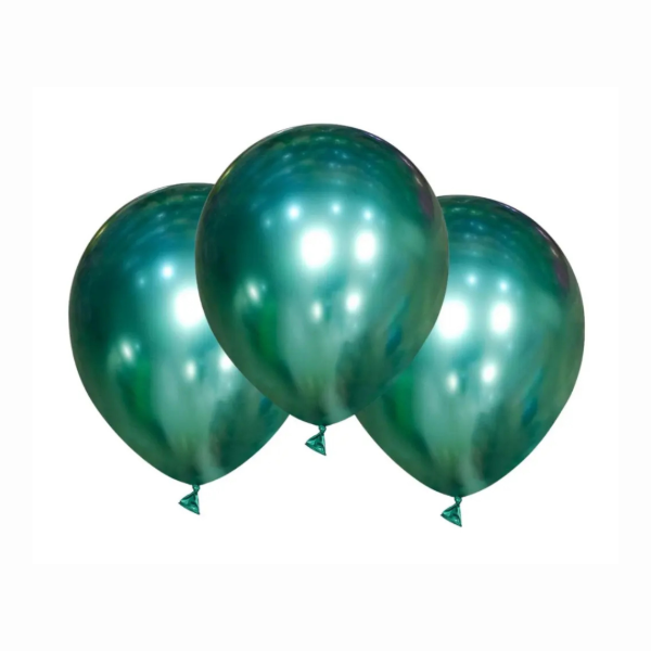 Producto - Globo chrome 12" x50un color verde