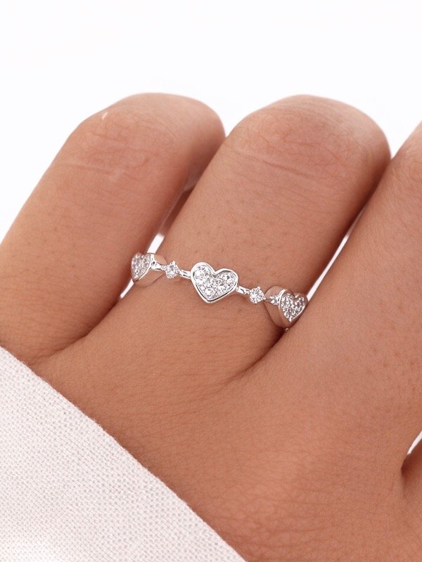 Producto - Anillo Francesca Acero Blanco