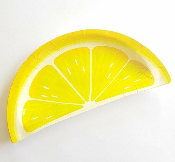 Producto - Platos Polipapel media Limon x 6 unidades