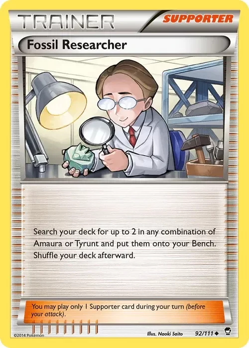 Producto - Fossil Researcher - 92/111 - Furious Fists