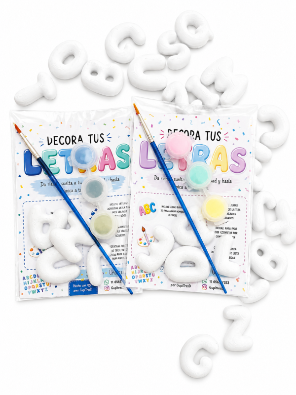 Producto - Mini letras Bubble - 2