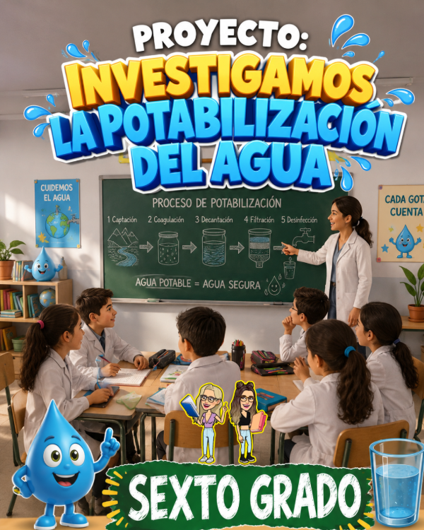 Producto - PROYECTO. INVESTIGAMOS LA POTABILIZACIÓN DEL AGUA. SEXTO GRADO