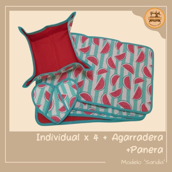 Producto - Individuales de Mesa "Sandia"