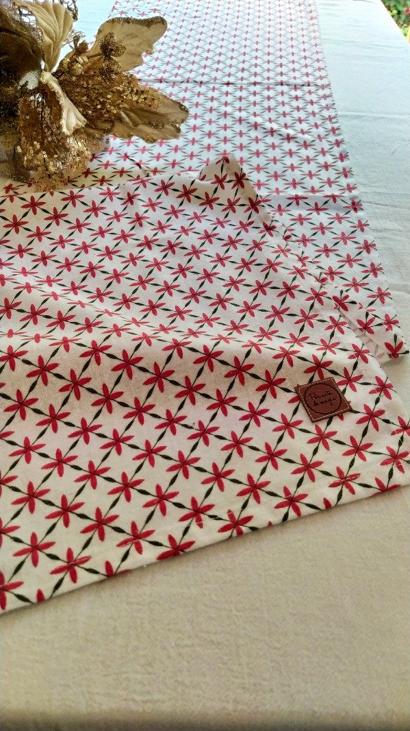 Producto - Camino de mesa Natal rojo