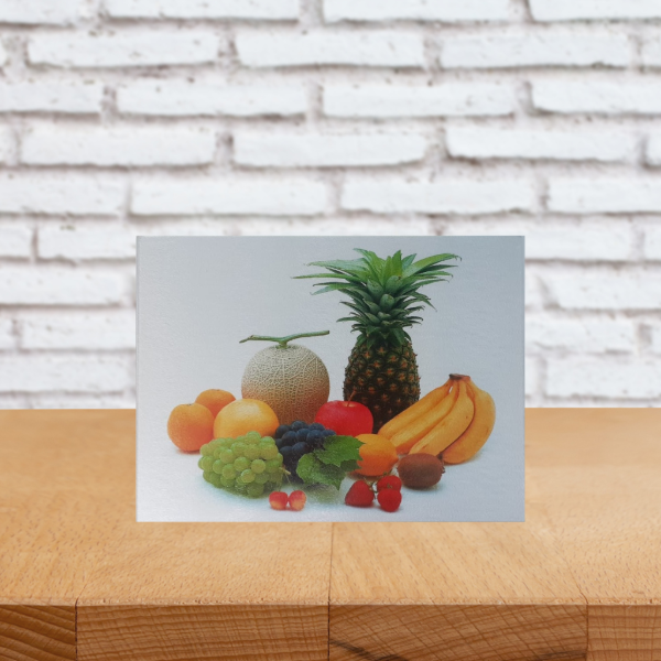 Producto - Tabla de picar de vidrio 30x20cm Frutas 1