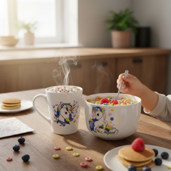 Producto - TAZA MAS CUENCO XXL CERAMICA ARTESANAL VARIOS PERSONAJES EN CAJA - 4