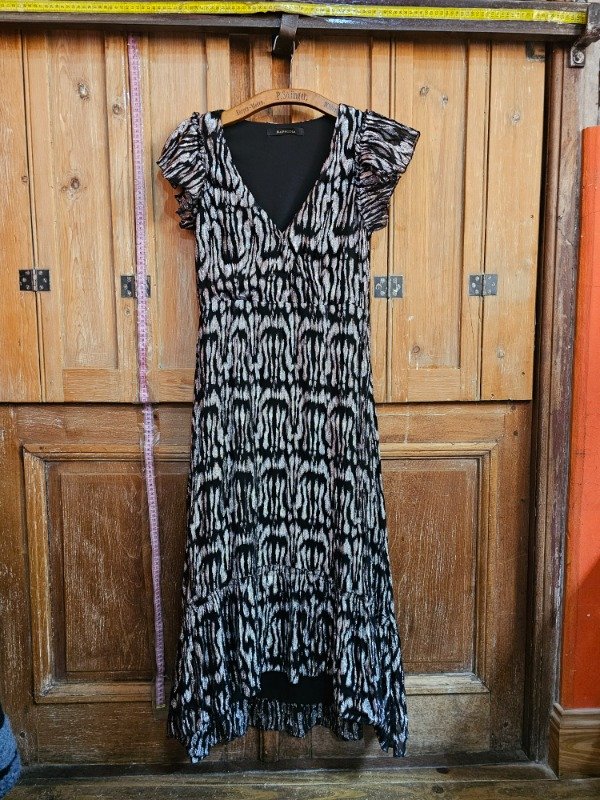 Producto - Vestido Rapsodia Negro Plateado t.S