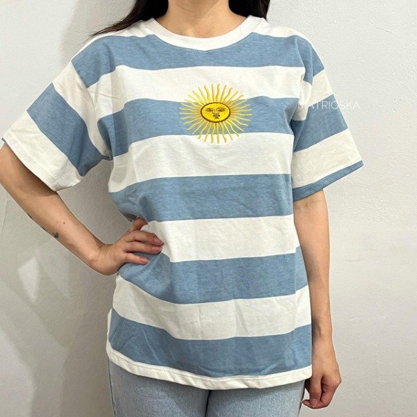 Producto - Remera Sol de Mayo Rayada