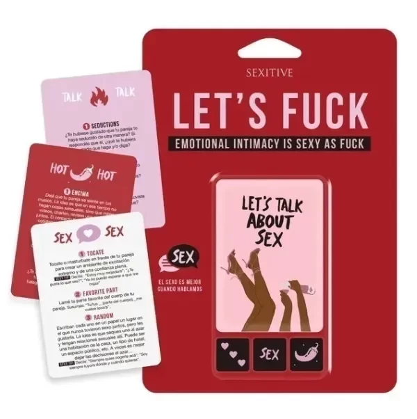 Producto - Lets Fuck: Juego de cartas + dados Sexitive