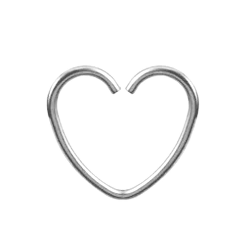Producto - Piercing corazon liso