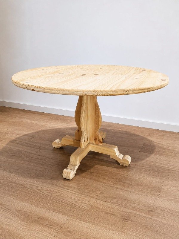 Producto - MESA TOSCANA REDONDA PINO 1.20 - 1