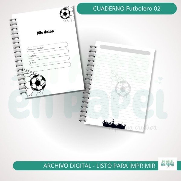Producto - Interior cuaderno Futbolero 02