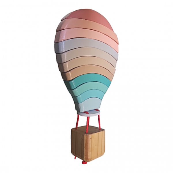 Producto - Globo aerostático de madera - Color Nórdico