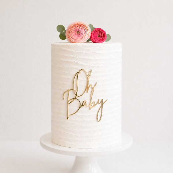 Producto - Cake Topper Frontal Oh Baby CF506