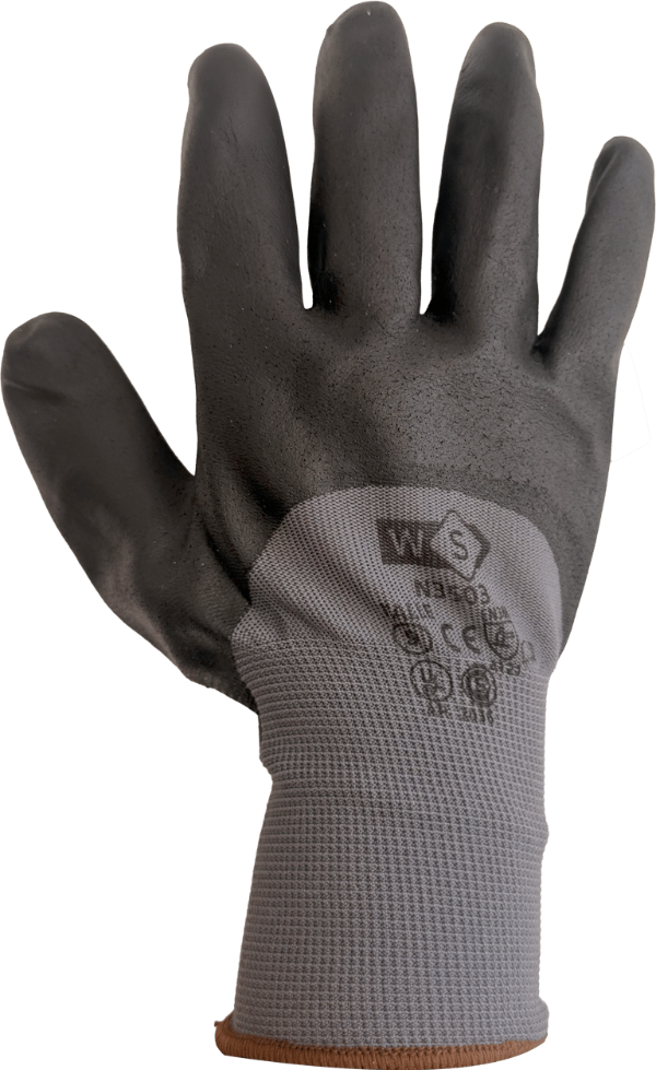 Producto - Guante de poliéster G13, baño 3/4 de nitrilo espumado - N3503 WS