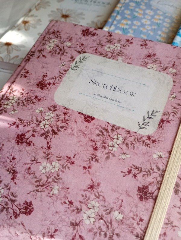 Producto - Cuaderno A5 rosa vintage - 1