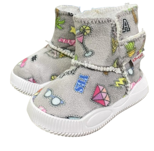 Producto - A 182 Botita corderito estampada