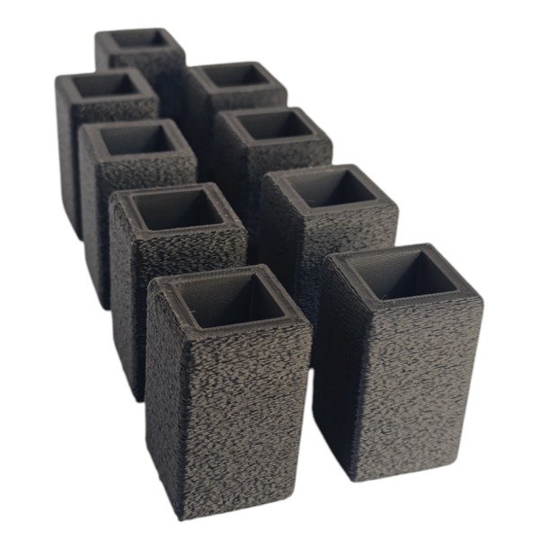 Producto - Patas Tacos Cuadradas X9 2x2cm Eleva 4cm Cama Mueble Silla