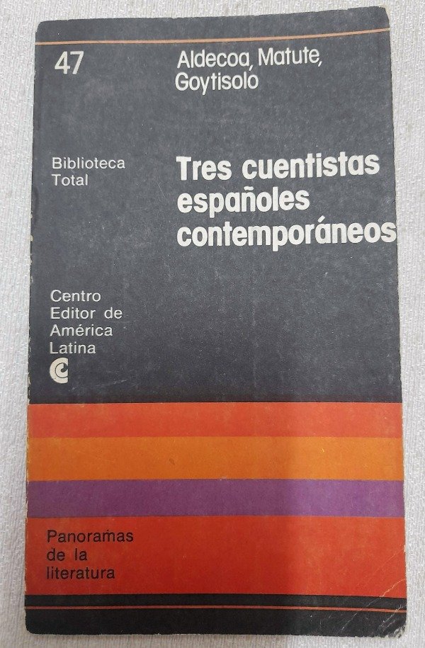 Producto - Tres Cuentistas Españoles Contem - Biblioteca Total Ceal #47