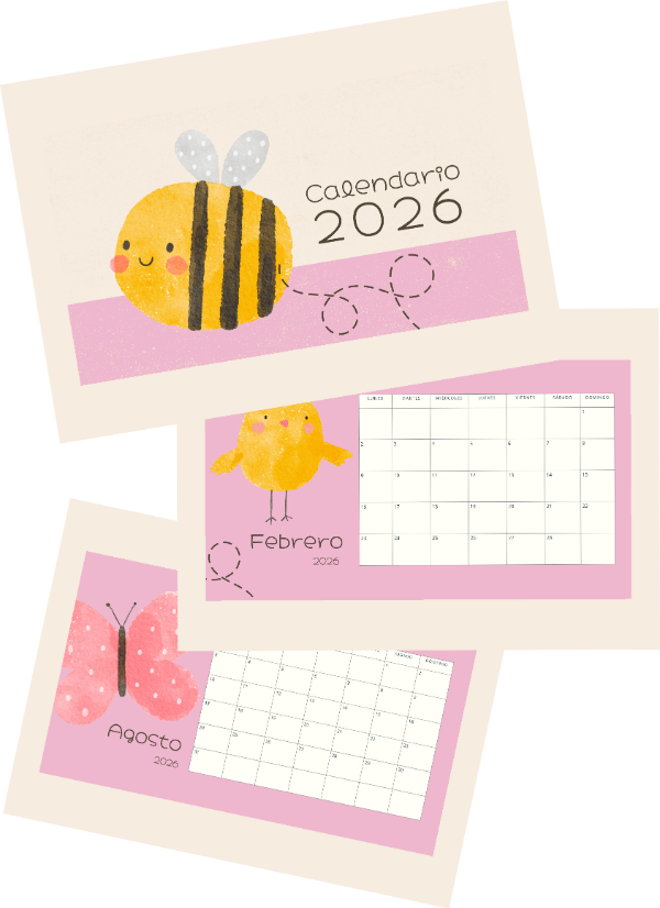 Producto - Calendario infantil A4 apaisado