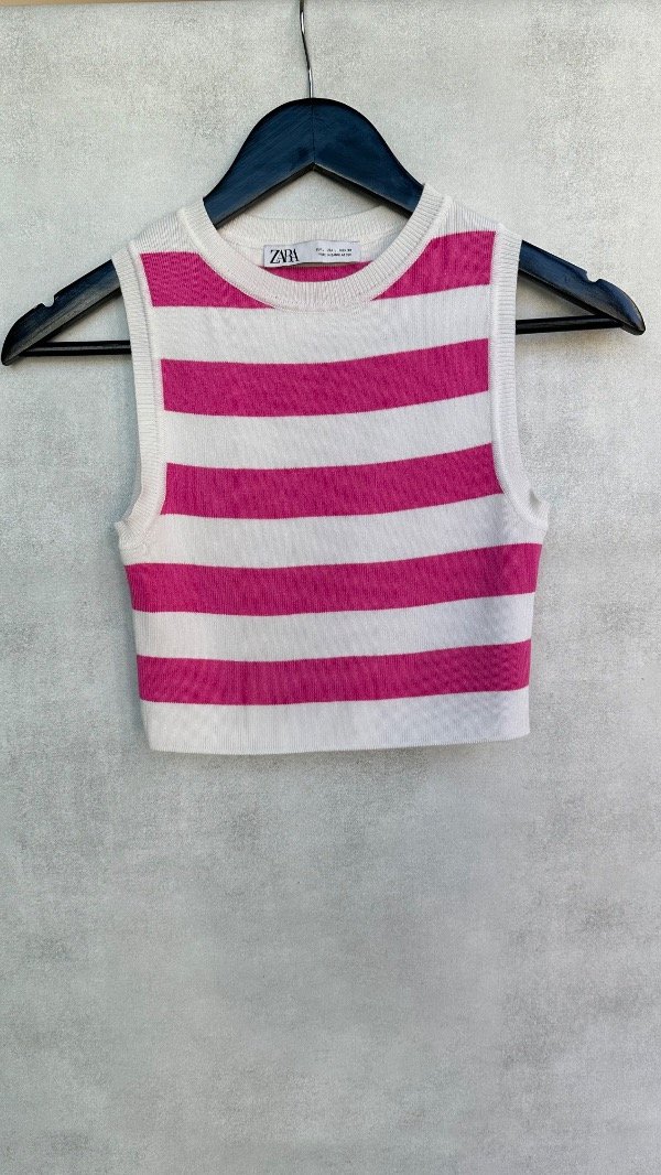 Producto - Top cropped punto Zara TL - 3