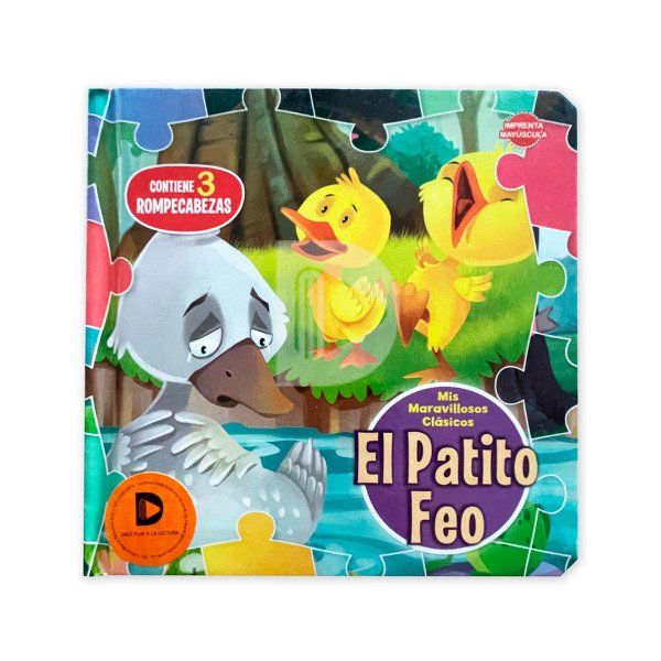 Producto - COLECCIÓN MIS MARAVILLOSOS CLÁSICOS -EL PATITO FEO Con 3 rompecabezas
