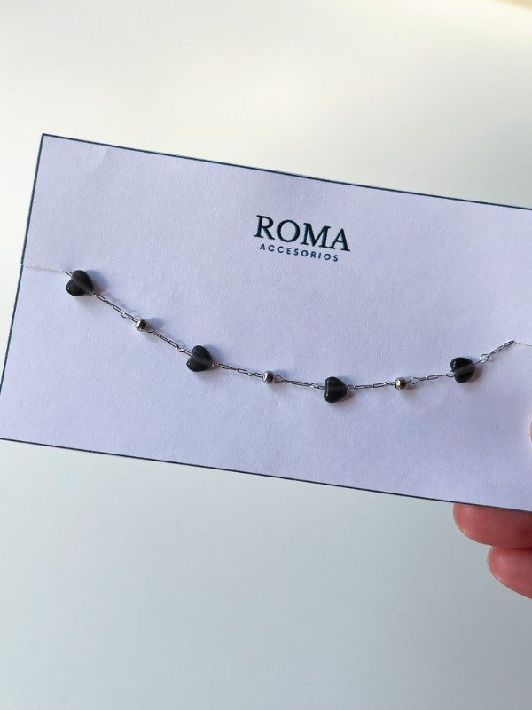 Producto - PULSERA FINA CORAZONES INTERCALADOS
