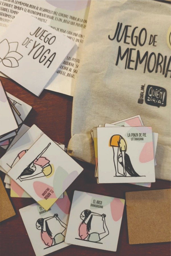 Producto - Juego de memoria de YOGA