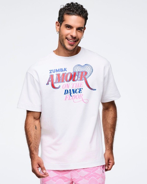 Producto - Zumba Amour Oversized Crew Neck Top