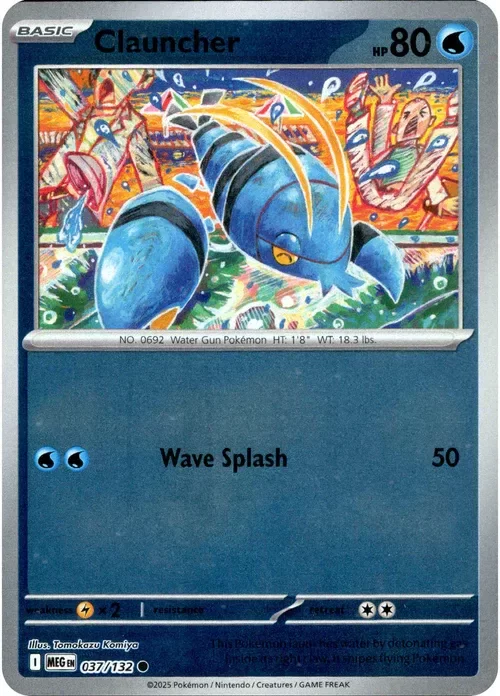 Producto - Clauncher - 037/132 - Mega Evolution - Reverse Holo