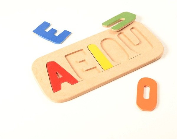 Producto - Rompecabeza madera Vocales