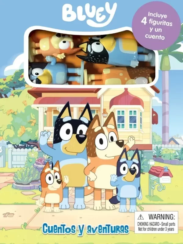Producto - BLUEY: Cuentos y aventuras [incluye 4 figuritas y un cuento]