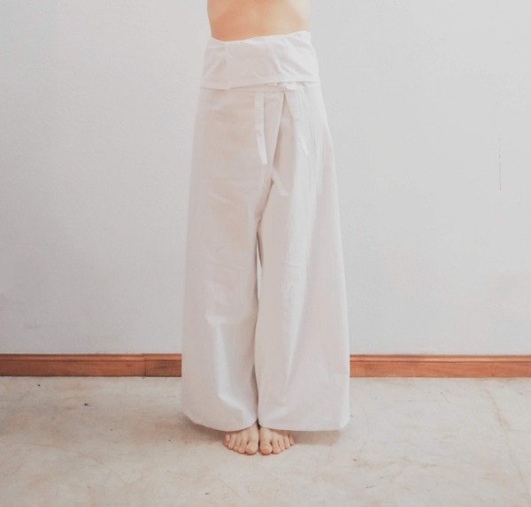 Producto - Pantalon Tailandes Blanco T2 SALE - 1