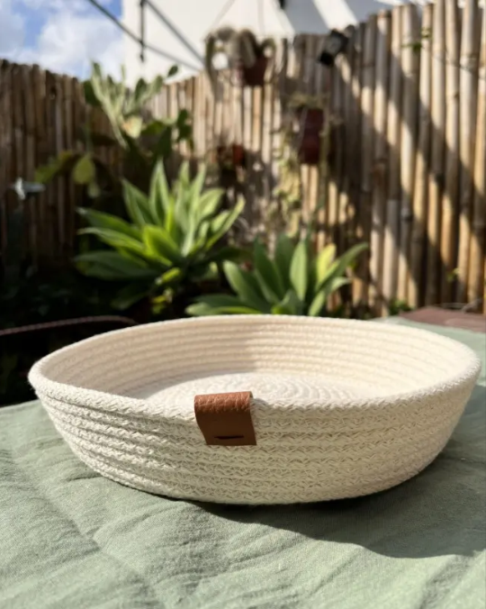 Producto - Panera Canasto Cordon de Algodon 22cm