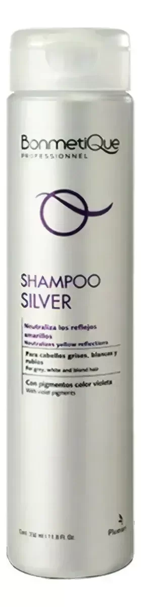 Producto - Bonmetique Shampoo Silver X 350ml - Desamarillador Violeta