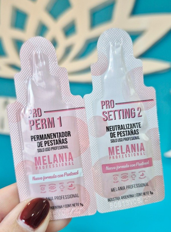 Producto - Paso 1 y 2 MELANIA monodosis lift perm