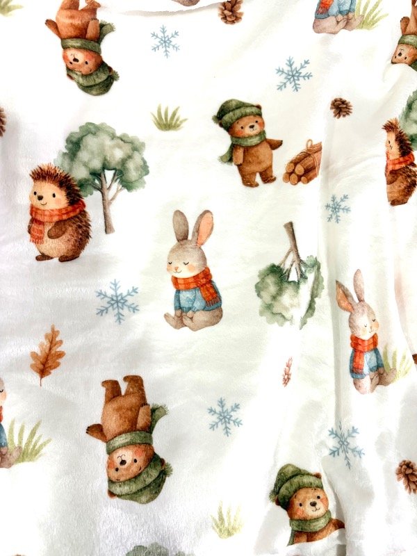 Producto - Manta bosque de invierno