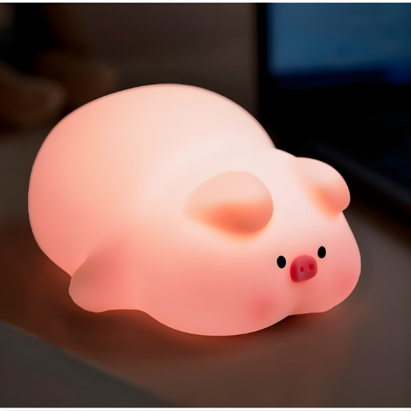 Producto - Velador Chanchito Rgb de Silicona